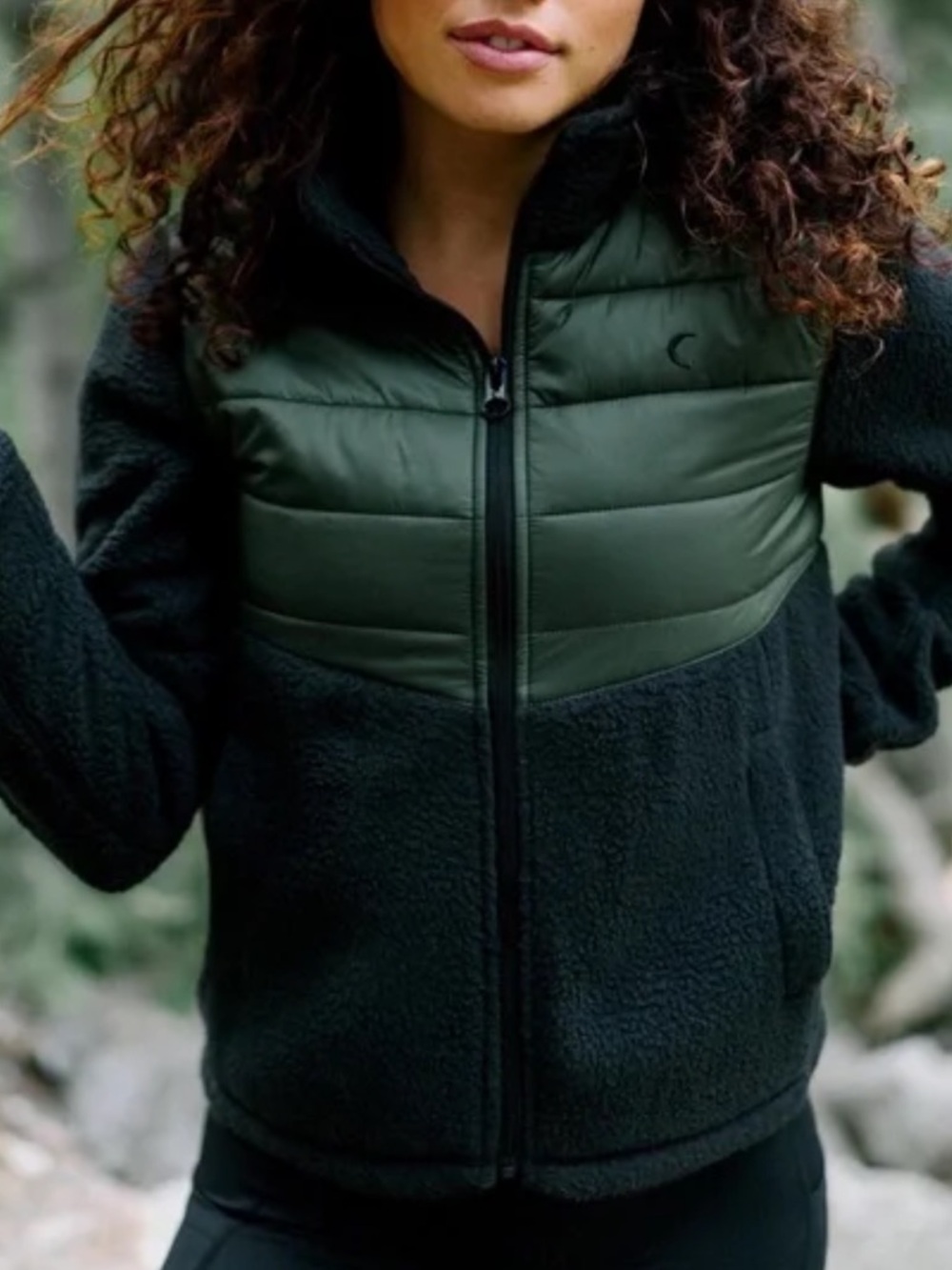 Zyia Active Fleece Sherpa Targhee Jacket